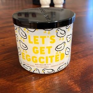 Bath and Bodyworks let’s get eggcited candle and NWT